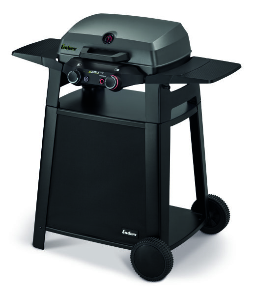 eURBAN 2 Elektrogrill 2200W, Grillrost, Seitenablage + Trolley