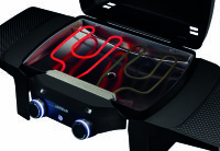 eURBAN 2 Elektrogrill 2200W, Grillrost, Seitenablage