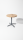 Teakholz Tisch mit Alu Tischgestell, Indoor, klappbar, Rund 70cm, handgefertigt