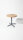 Teakholz Tisch mit Alu Tischgestell, Indoor, klappbar, Rund 70cm, handgefertigt
