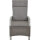 CORIDO Move Sessel matt seidengrau/taupe Gestell Aluminium, Gardino®-Geflecht, inkl. Auflage