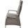 CORIDO Move Sessel matt seidengrau/taupe Gestell Aluminium, Gardino®-Geflecht, inkl. Auflage