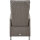 CORIDO Move Sessel matt seidengrau/taupe Gestell Aluminium, Gardino®-Geflecht, inkl. Auflage