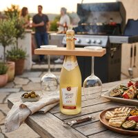 Weinhalter für 2 Gläser