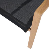 CATANIA Move Sessel Aluminiumgestell in teaklook, Ranotex® Bezug