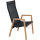 CATANIA Move Sessel Aluminiumgestell in teaklook, Ranotex® Bezug