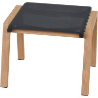 CATANIA Dining Hocker Aluminiumgestell in teaklook,...