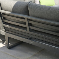 WESTON Loungeset 3-teilig aus Aluminium, Bezug, KPG
