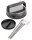 Premium Burger Set Edelstahl Kunststoff schwarz