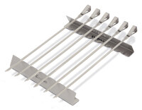 Schaschlikspiesse-Set XL Edelstahl 6 Stk.
