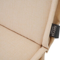 STELLA Liegenauflage 200 cm, Farbe ecru Meliert glatt,...