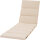 STELLA Liegenauflage 200 cm, Farbe ecru Meliert glatt, Bezug aus 100% Polypropylen