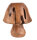 Deko Pilz Set SETA, 3 teilig, Teak Holz natur