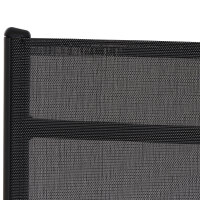 SAVINA XL Klappsessel matt anthrazitaus Aluminium Ranotex Bezug