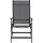 SAVINA XL Klappsessel matt anthrazitaus Aluminium Ranotex Bezug