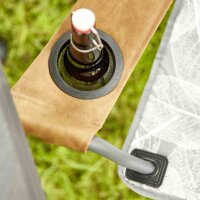 Alu-Campingfaltsessel Natura PU-Leder