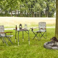 Alu-Campingfaltsessel Natura PU-Leder