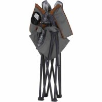 Alu-Campingfaltsessel Natura PU-Leder
