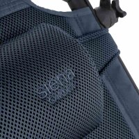 Alu-Campingliege Premium blau Alu / 2D Mesh