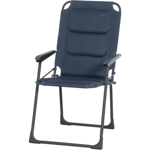 Campingstuhl Premium blau Aluminium / 2D Mesh