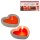 Out of the Blue Kerze Heart in Zementtopf 6cm Set von 2
