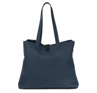 Norländer Schultertasche Dull blau 43cm