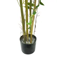 Kunstpflanze Bambus im Topf 115cm