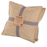 Tiseco Kissen Astoria camel 45 x 45cm, 2er Set