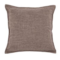 Tiseco Kissen Astoria taupe dunkel 45 x 45cm, 2er Set