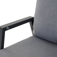VALENCIA Comfort Plus Move Sessel matt antrazit Gestell