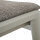 CORTINA Hocker matt seidengrau/mocca Gestell Aluminium