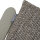 CORTINA Hocker matt seidengrau/mocca Gestell Aluminium