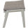 CORTINA Hocker matt seidengrau/mocca Gestell Aluminium
