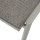 CORTINA Hocker matt seidengrau/mocca Gestell Aluminium