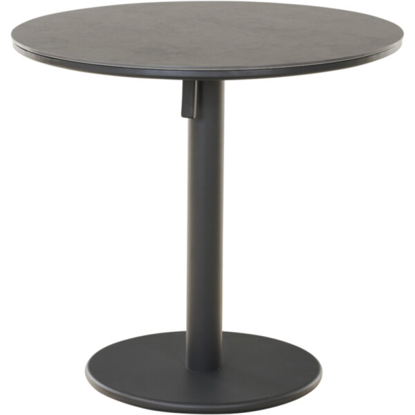 TAVO Tisch Ø80cm matt anthrazit/stone grey
