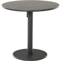 TAVO Tisch Ø80cm matt anthrazit/stone grey