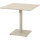 TAVO Tisch 80x80cm matt seidengrau/sintered stone