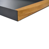 PURA Tablett 30x40cm matt anthrazit aus Aluminium