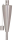 Öllampe Fanny, Edelstahl, Durchmesser 7,2 x 115 cm, silber