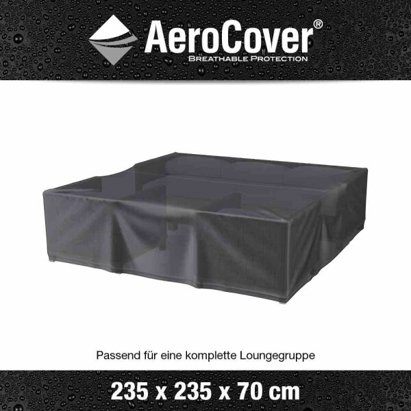Loungesethülle 235x235x70 atmungsaktiv