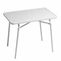 Kindertisch 60 x 40 x 48cm  weiß U-Gestell