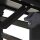 Gastrotisch 120cm x 80cm, anthrazit/anthrazit Stahlgestell / Compac Platte