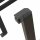 Gastrotisch 120cm x 80cm, anthrazit/anthrazit Stahlgestell / Compac Platte