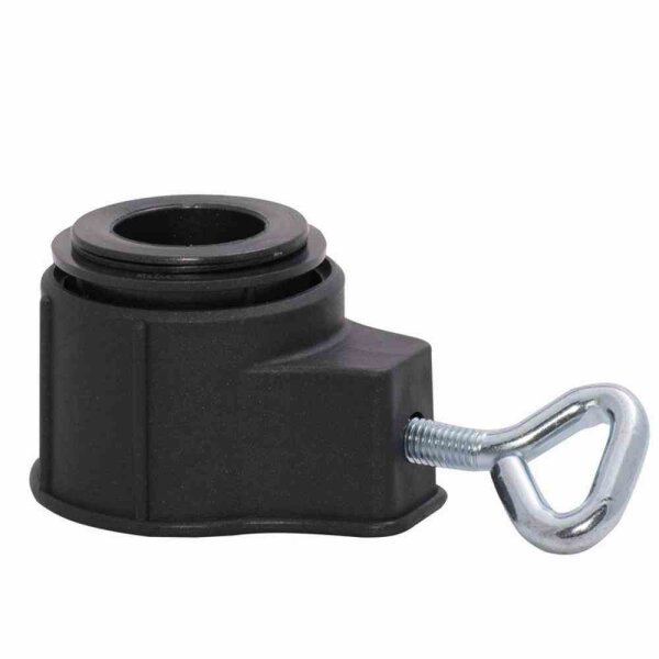 Abschlußring eisengrau mit 3-fach Adapter, zu Schirmständer: M4001/M4251, M5001, M46042, M7001