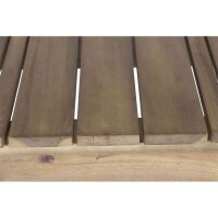 Falun Hocker Gestell und Fläche Akazienholz natur