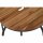 Baros Beistelltisch Ø50cm x 46cm + Ø50cm x 41cm Gestell Aluminium matt-anthrazit, Tischplatte Teakholz natur