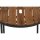 Baros Beistelltisch Ø50cm x 46cm + Ø50cm x 41cm Gestell Aluminium matt-anthrazit, Tischplatte Teakholz natur