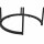 Baros Beistelltisch Ø50cm x 46cm + Ø50cm x 41cm Gestell Aluminium matt-anthrazit, Tischplatte Teakholz natur