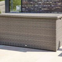 Corido Kissenbox charcoal grey, Alu/Geflecht mit Innentasche
