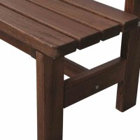 Tessin Bank 150 cm, braun Kiefernholz